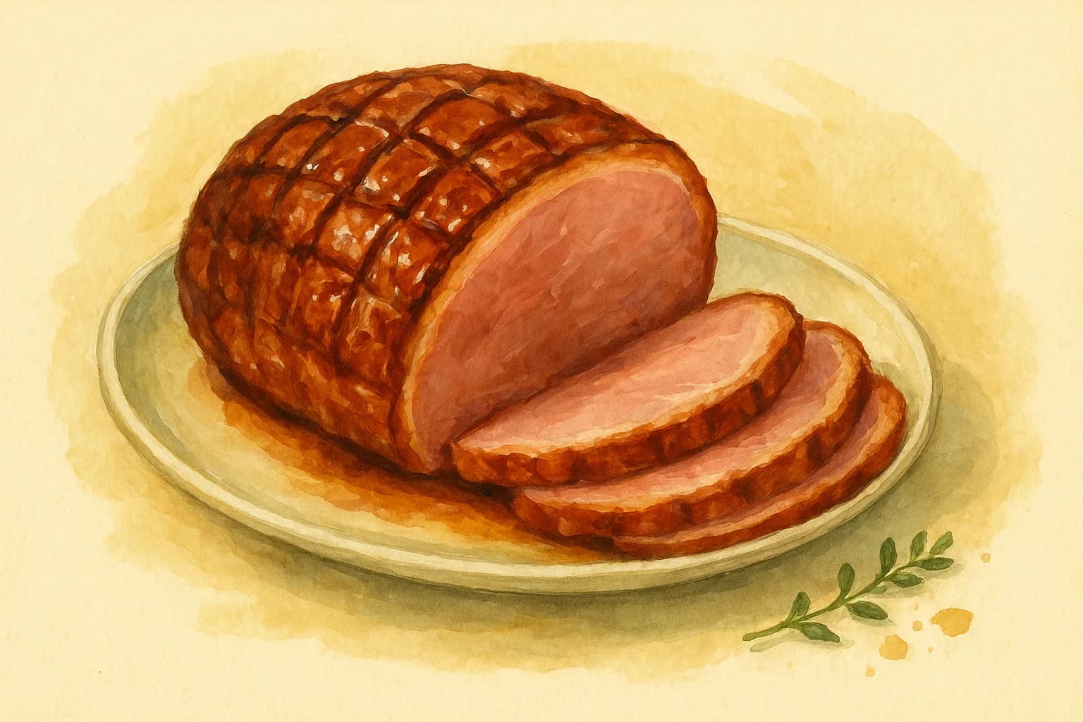 Cola Ham (Gammon) — illustration