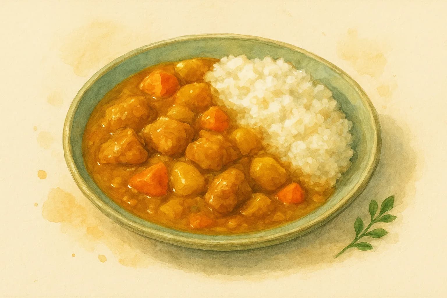 Japanese Chicken Curry — illustration