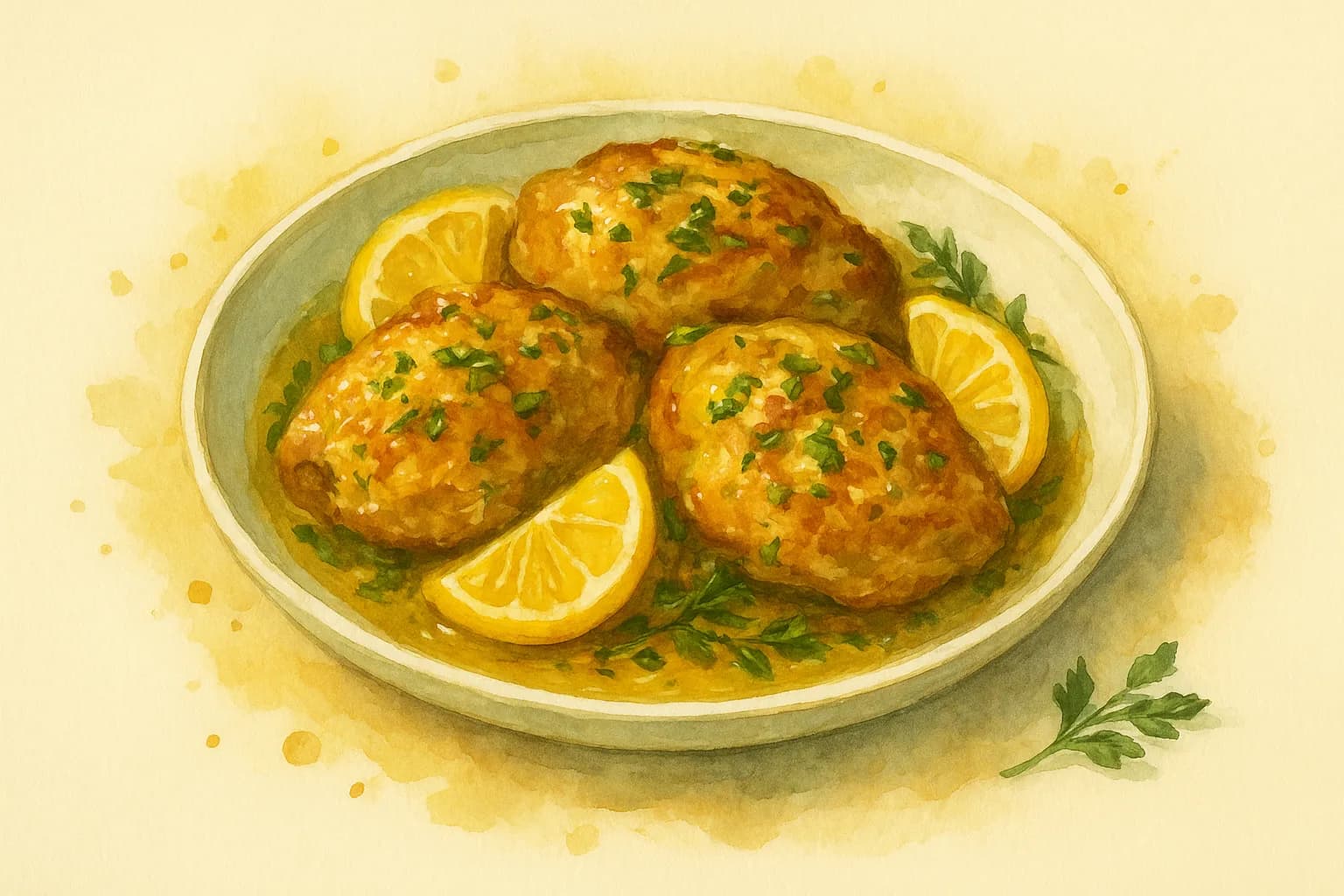 Lemon Herb Chicken — illustration