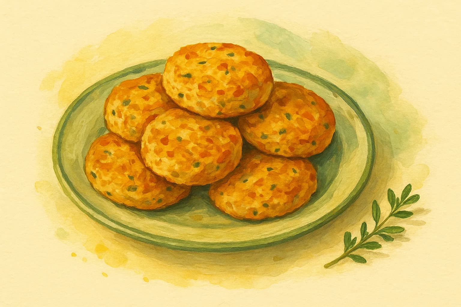 Savoury Breakfast Biscuits — illustration