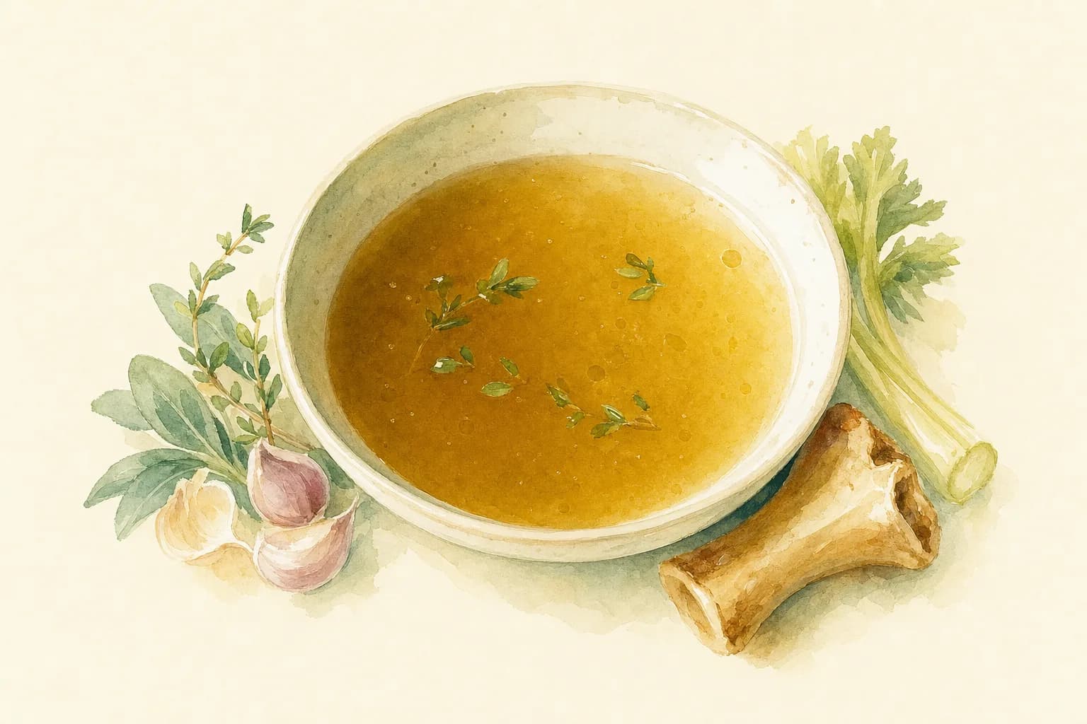 Ultimate Bone Broth — illustration